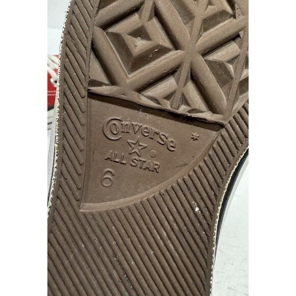 Vintage Converse Chuck Taylor High Top Sneakers Made In USA Red Mens Size 6 - Picture 7 of 8